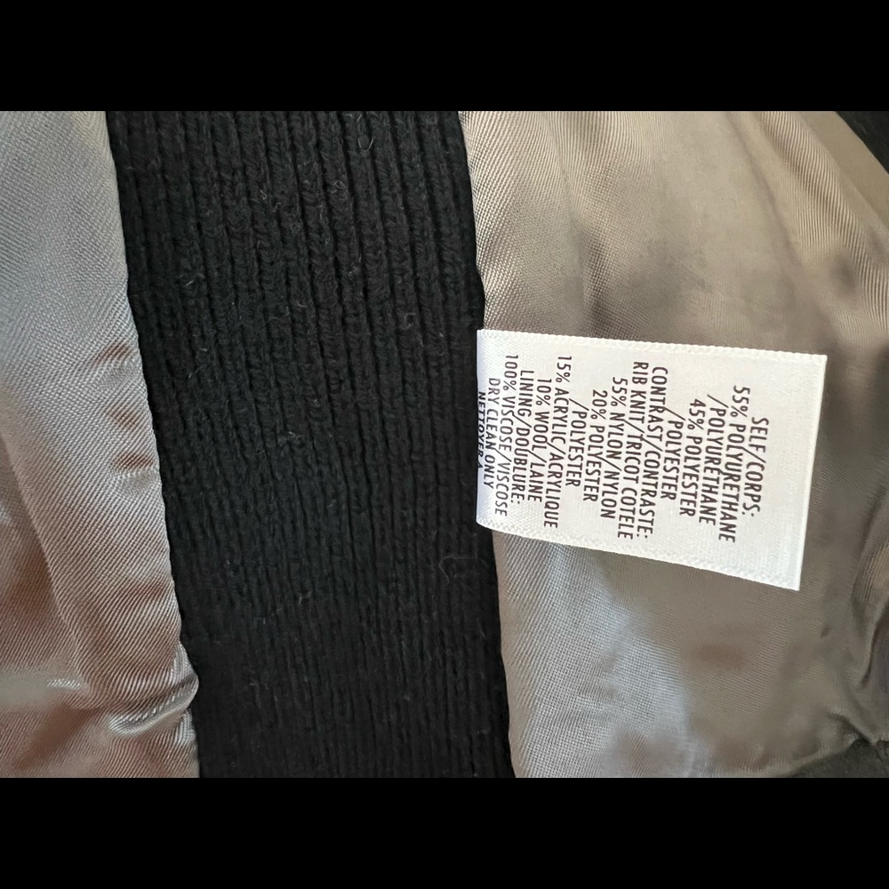 Bailey 44 Gunmetal Knox Faux Leather Jacket, Size 0 - Picture 15 of 15